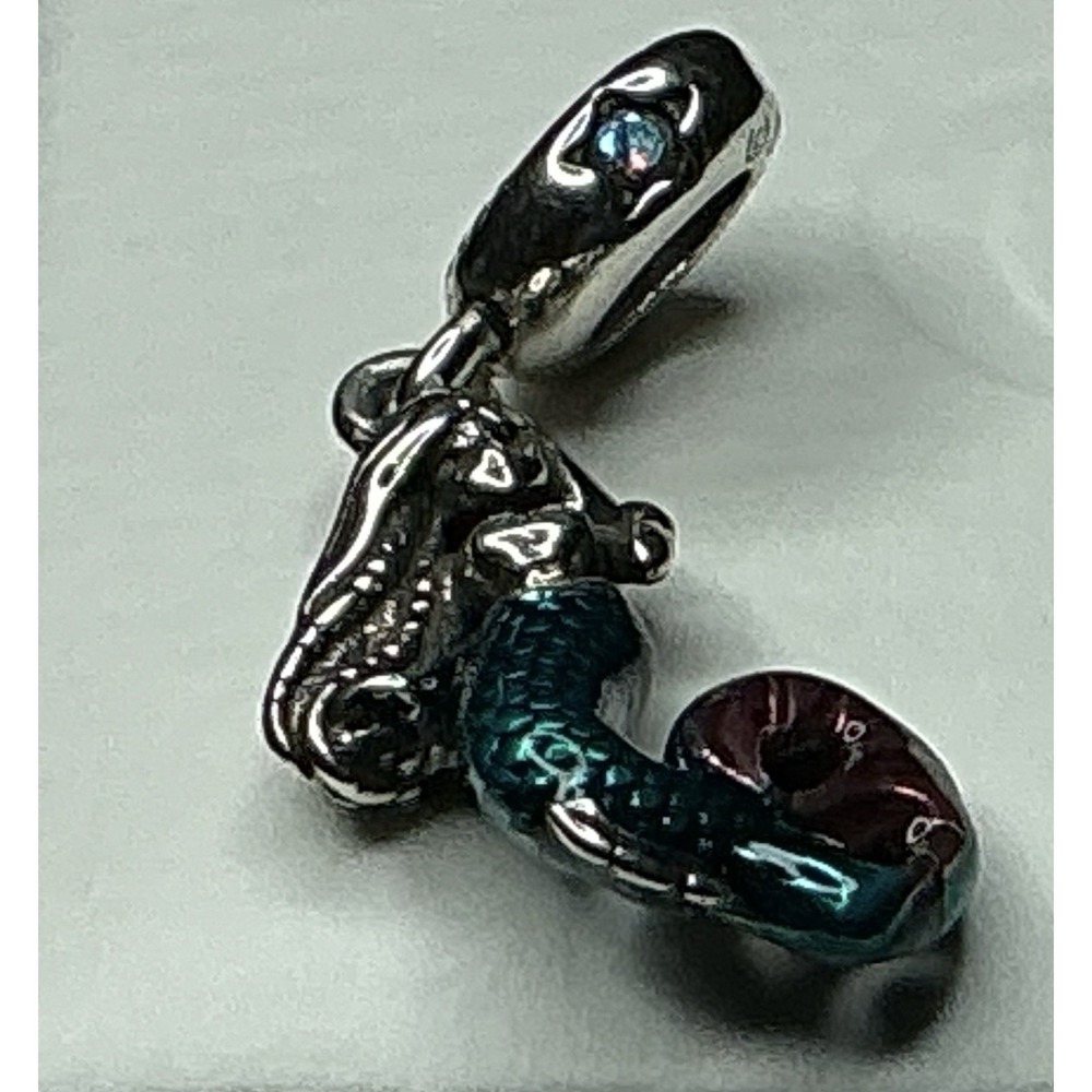 Pandora Disney Ariel Dangle Charm 925 Sterling Silver Little Mermaid Enamel